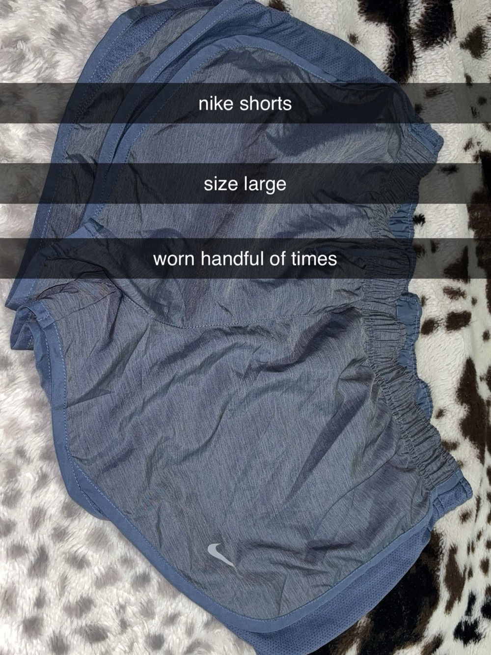 Nike Blue Women's Running Shorts